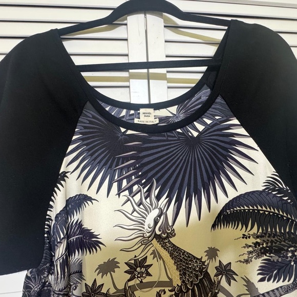 Hermes Gaultier era. Phoenix silk dress - Picture 5 of 5